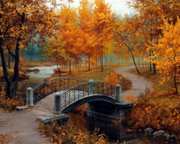 Без бренда «Осенний парк с мостом» в Набережных Челнах