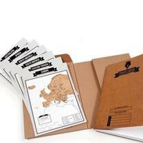 Без бренда «Скретч-карта мира стирающаяся. Карта путешествий» в Набережных Челнах