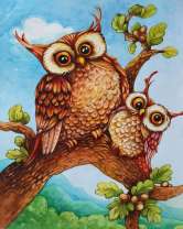 Без бренда «Совёнок с совой на ветке» в Набережных Челнах