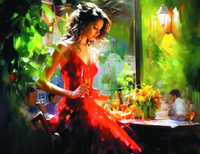 Без бренда «Милая девушка с бокалом шампанского» в Набережных Челнах в интернет-магазине  Без бренда «Милая девушка с бокалом шампанского» в Набережных Челнах