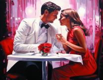 Без бренда «Пара на свидании в ресторане» в Набережных Челнах