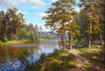 Без бренда «Хвойный лес и река» в Набережных Челнах в интернет-магазине  Без бренда «Хвойный лес и река» в Набережных Челнах