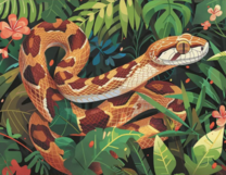 Без бренда «Маисовый полоз в зеленой листве» в Набережных Челнах