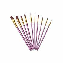 Без бренда «Кисти для рисования набор (10 шт) сиреневые» в Набережных Челнах