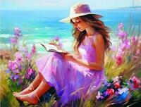 Без бренда «Девочка читает на берегу» в Набережных Челнах в интернет-магазине  Без бренда «Девочка читает на берегу» в Набережных Челнах